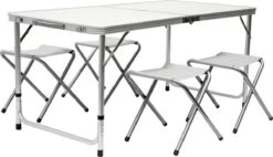 Intex Deals Winkel 14 Inklapbare, In Hoogte Verstelbare Campingtafel 120x60x70cm Incl. 4 Inklapbare Krukken Campingtafel S