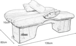 Merkloos Auto Reizen Opblaasbare Matras Luchtbed Camping Universele SUV Achterbank Couch (Grijs) -Intex Deals Winkel 1200x727 3