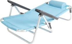 Bo-Camp Beach Chair - Monaco - Aluminium - Blauw -Intex Deals Winkel 1200x728 1