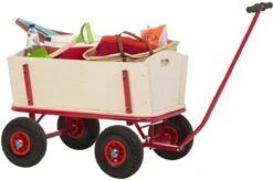 Benson Bolderkar - Bolderwagen Hout - Strandwagen - Kinderen - Boodschappenkar -Intex Deals Winkel 1200x792 1