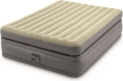 Intex Prime Comfort - Luchtbed - 2-Persoons - 152x203x51 Cm (BxLxH) - Grijs - Met Ingebouwde Motorpomp -Intex Deals Winkel 1200x792