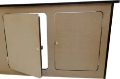 Camper Keuken MDF - Linkerkant EU - Inclusief Kledingstang + Wijnrek - Onbewerkt - Inbouw Kasten Inrichting Kampeerauto Caravan -Intex Deals Winkel 1200x794