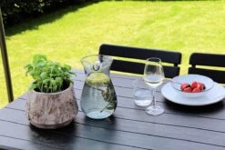 ERRO Vouwtafel - Houtlook - 180x74cm - Zwart -Intex Deals Winkel 1200x800