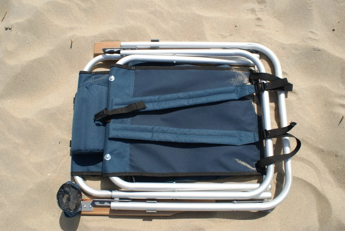 Strandstoel Verstelbaar Rugleuning 4 Standen Rugzak Inklapbaar Beach Chair Opvouwbaar 4 Strandstoel Verstelbaar Rugleuning 4 Standen Rugzak Inklapbaar Beach Chair Opvouwbaar - Afbeelding 4