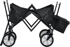 Rijoka Opvouwbare Bolderkar/Bolderwagen | Met Dakje En Draagtas | Zwart -Intex Deals Winkel 1200x811 4