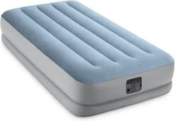 Intex 64166NP Raised Comfort Luchtbed 191x99x36 Cm Lichtblauw/Grijs -Intex Deals Winkel 1200x828