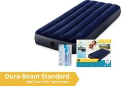 Intex Luchtbed - Classic Downy - Formaat: Cot - B76 X L191 X H25 Cm - 1 Pers. - Met Reparatieset -Intex Deals Winkel 1200x848 1