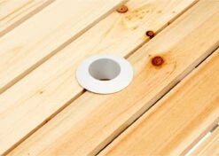 CAMPZ Fir Wood Picknicktafel, Bruin/grijs -Intex Deals Winkel 1200x855