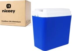Niceey Thermo Elektrische Koelbox - 24 Liter - Koelbox Elektrisch 12v 230 Volt - Coolbox - Koelt & Verwarmt - Blauw -Intex Deals Winkel 1200x861 2