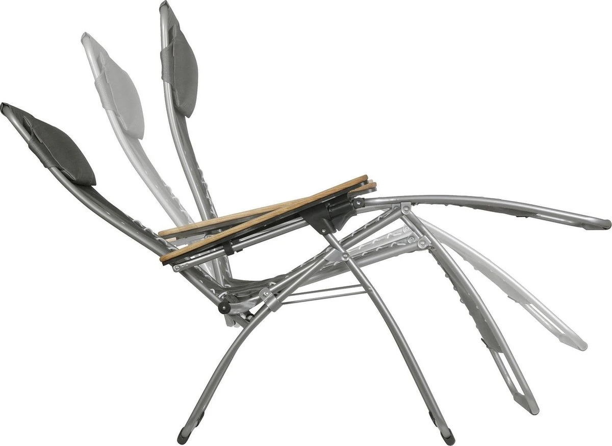 Lafuma RSX Clip Air Comfort - Relaxstoel - Verstelbaar - Inklapbaar- Zero Gravity - Taupe 2 Lafuma RSX Clip Air Comfort - Relaxstoel - Verstelbaar - Inklapbaar- Zero Gravity - Taupe - Afbeelding 2