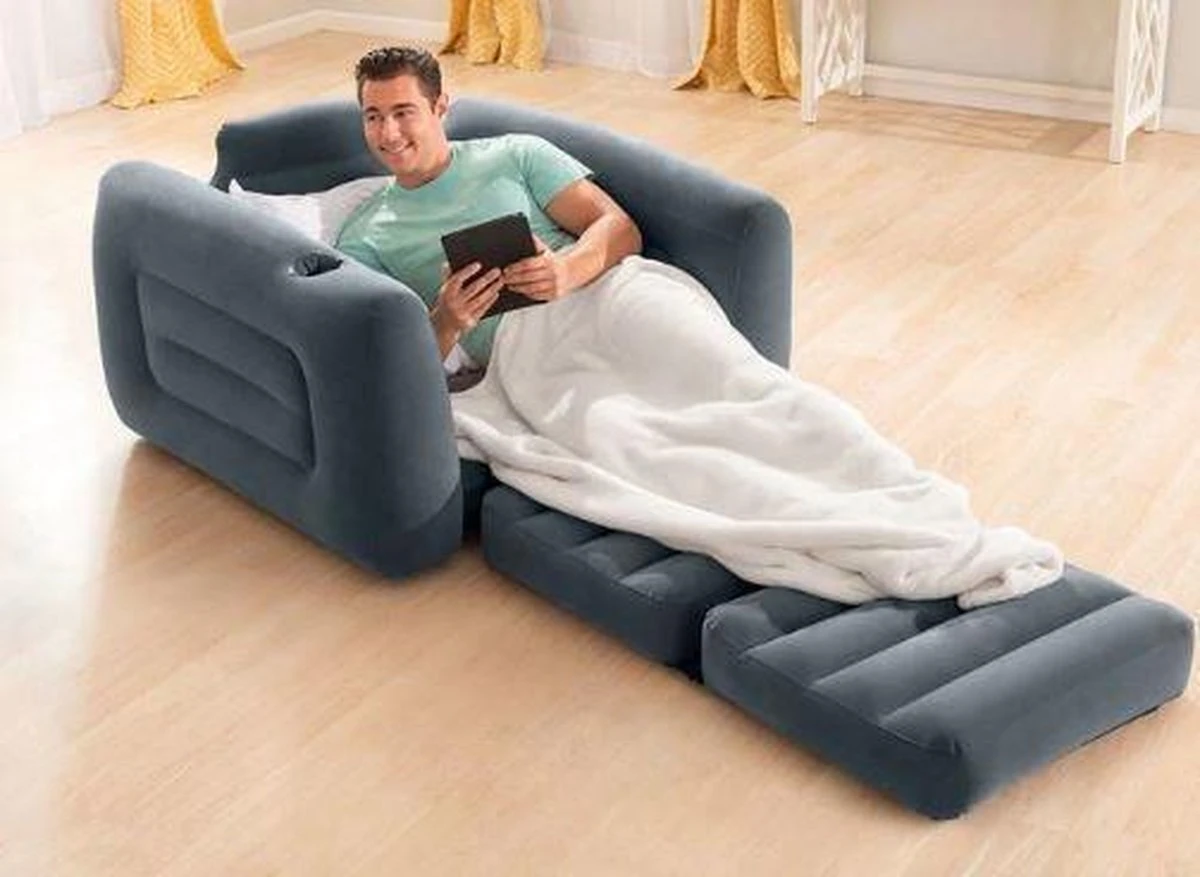 Intex Opblaas Stoel - 1-persoons - 221x107x66 Cm 5 Intex Opblaas Stoel - 1-persoons - 221x107x66 Cm - Afbeelding 5