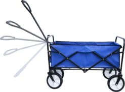 Merkloos Bolderkar - Bolderkar Opvouwbaar - Bolderwagen - Bolderwagen Opvouwbaar - Blauw -Intex Deals Winkel 1200x877 4