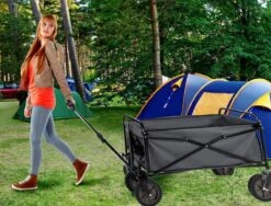 Hoogwaardige Bolderkar Opvouwbaar - Antraciet - Kinderen - Baby - Opslagkar - Bolderwagen - Tuinkar - Bolderkarren -Intex Deals Winkel 1200x913 1