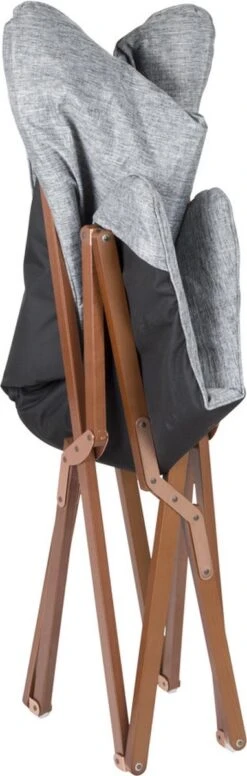 Bo-Camp - Urban Outdoor - Relaxstoel - Bloomsbury - L - Oxford Polyester - Grijs -Intex Deals Winkel 382x1200