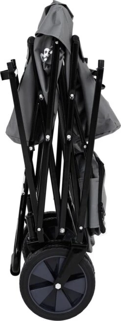 AREBOS Handwagen Vouwbare Dak Handwagen Vouwbare Trolley Uitrustingswagen Grijs -Intex Deals Winkel 454x1200