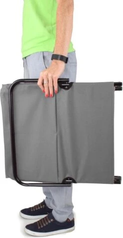 Strandmat Opvouwbaar Met Schouderband - Strandstoel Grijs 145x47x52 -Intex Deals Winkel 624x1200