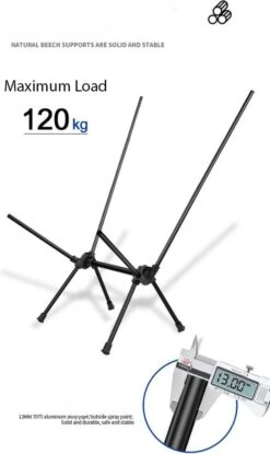 Lopoleis® Campingstoel – Campingstoel Opvouwbaar – Visstoel – Vouwstoel – Strandstoel – Inklapbaar – Lichtgewicht – Outdoor Stoel - Hoge Rugleuning -Intex Deals Winkel 715x1200