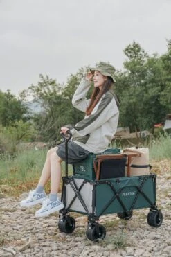 Flextail Gear Bolderkar Opvouwbaar Ezy Wagon - Tot 100KG - Wielen Loskoppelbaar - Zwart -Intex Deals Winkel 800x1200 21