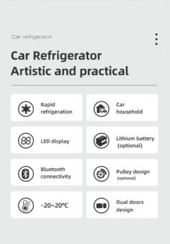 Alpicool 55L - Koelkast/vriezer - 12V-24V/230V - Compressor - APP - Voor Auto En Huis - Outdoor Camping Benodigdheden -Intex Deals Winkel 837x1200 1