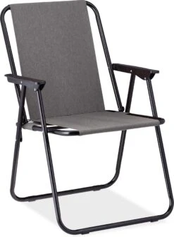 Relaxdays Campingstoel Inklapbaar Set Van 2 - Klapstoel 100 Kg - Visstoel Met Armleuningen - Grijs -Intex Deals Winkel 882x1200 1