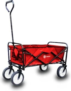 Rijoka Opvouwbare Bolderkar/Bolderwagen Rood